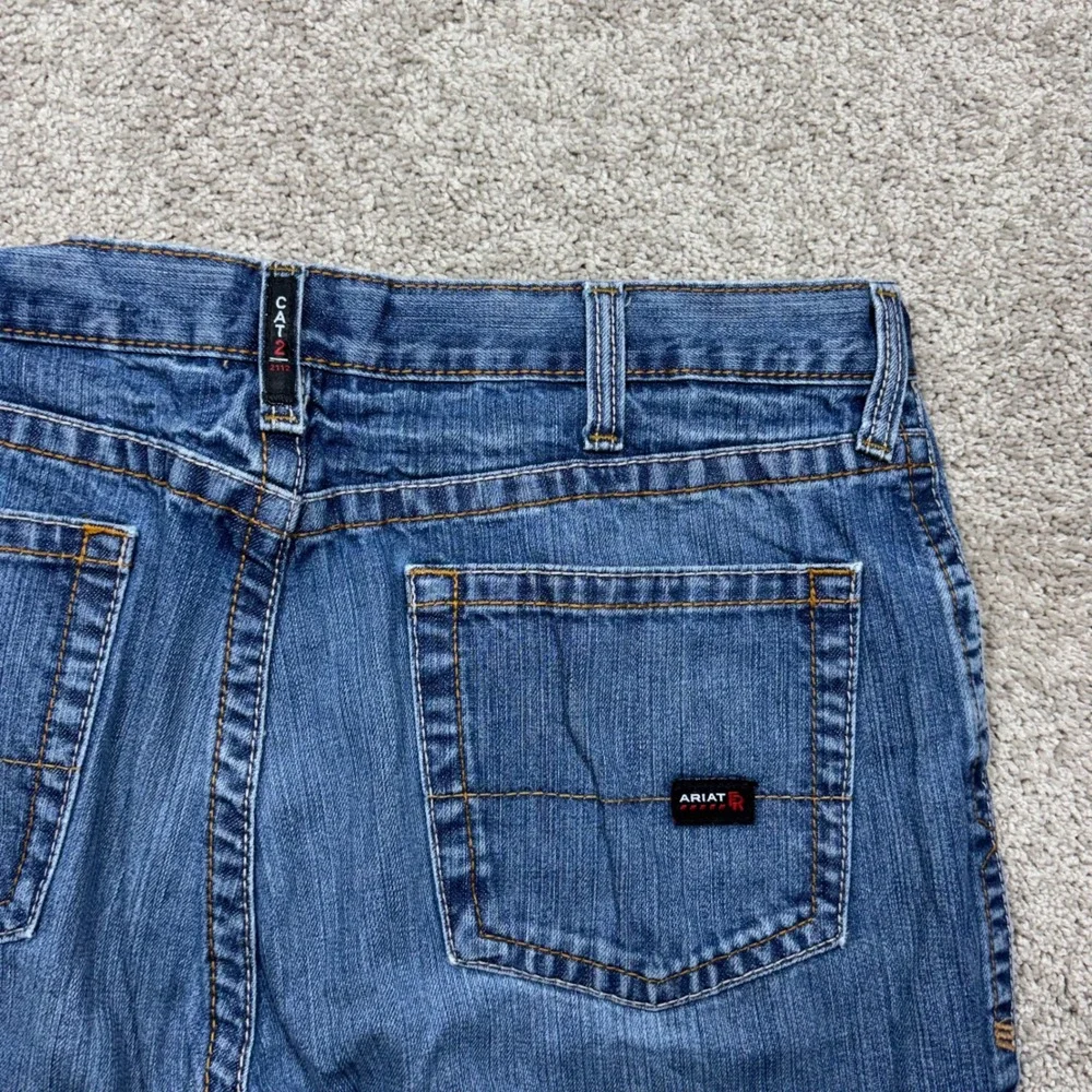 Ariat FR M3 Loose Fit Mens Flame Resistant Work Jeans Blue 40x30 CAT 2 2112